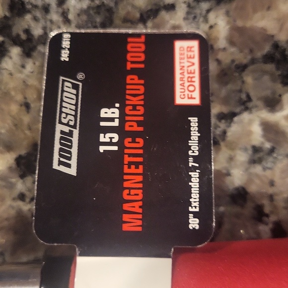 Lot of 2 each 15 LBS Magnetic Pickup Tool new 30" extended 7" collapsed - Picture 2 of 5